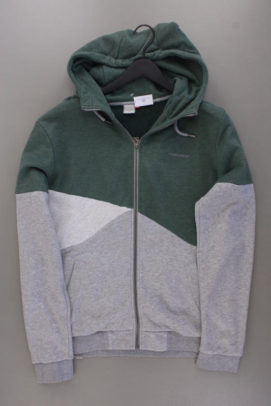 Ragwear Sweatjacke für Herren Gr. L neuwertig Langarm grün aus Baumwolle
