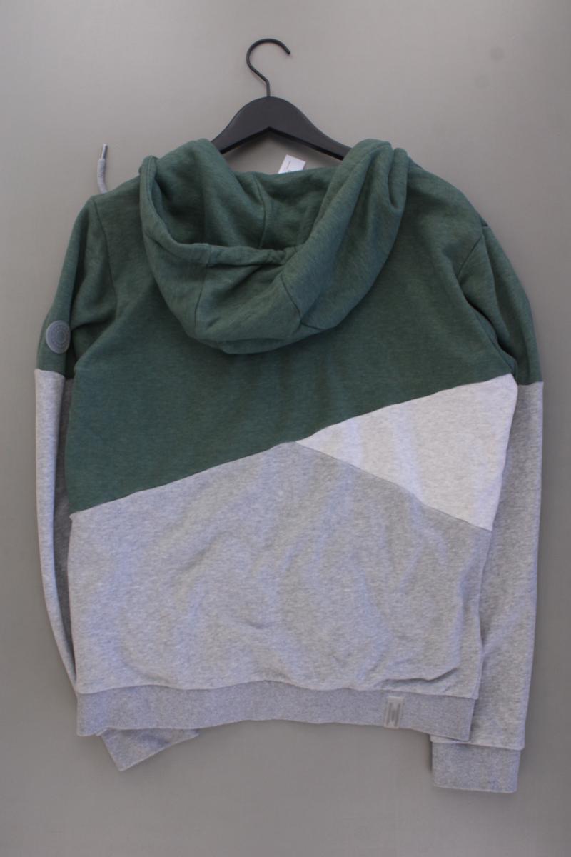 Ragwear Sweatjacke für Herren Gr. L neuwertig Langarm grün aus Baumwolle