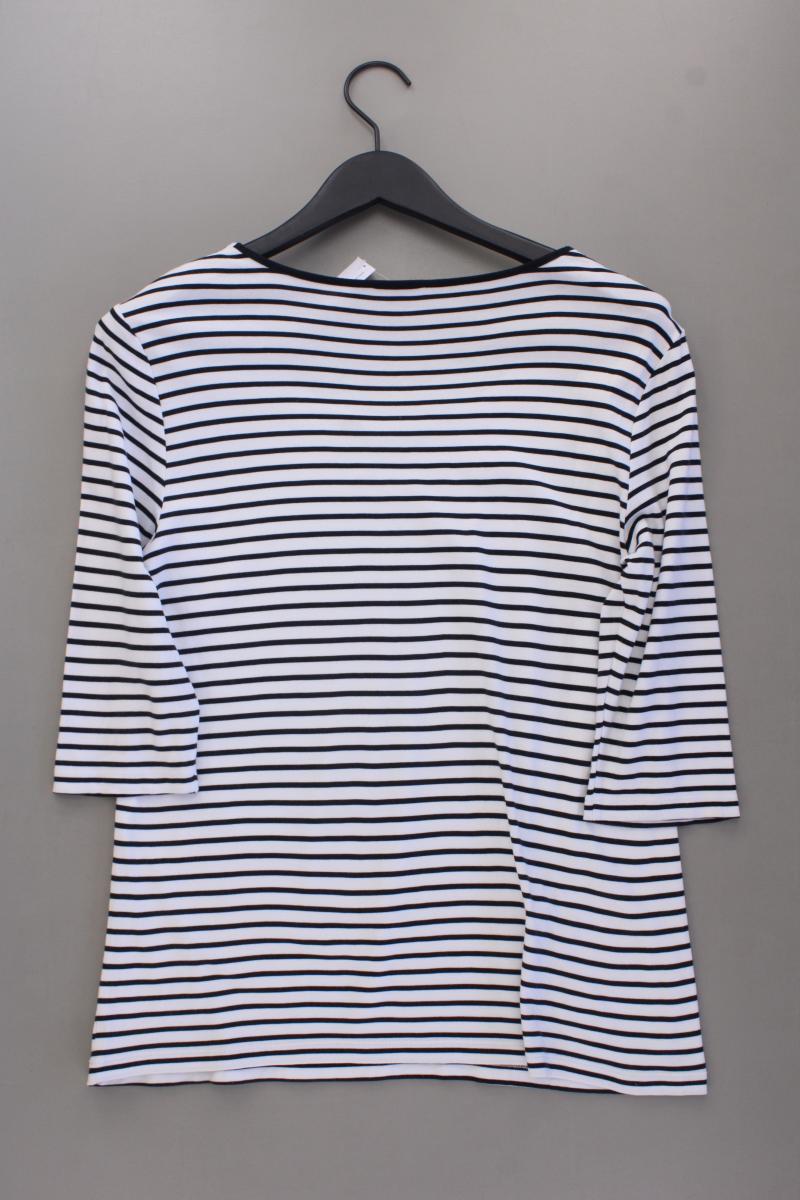 Street One Ringelshirt Gr. 42 gestreift 3/4 Ärmel schwarz