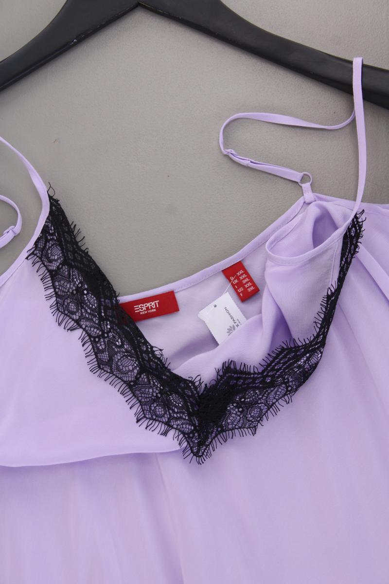 Esprit Camisole Gr. XXL neuwertig lila aus Viskose