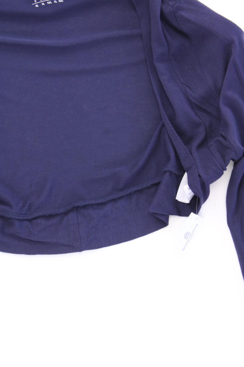Esprit Bolero Gr. XL 3/4 Ärmel blau aus Viskose