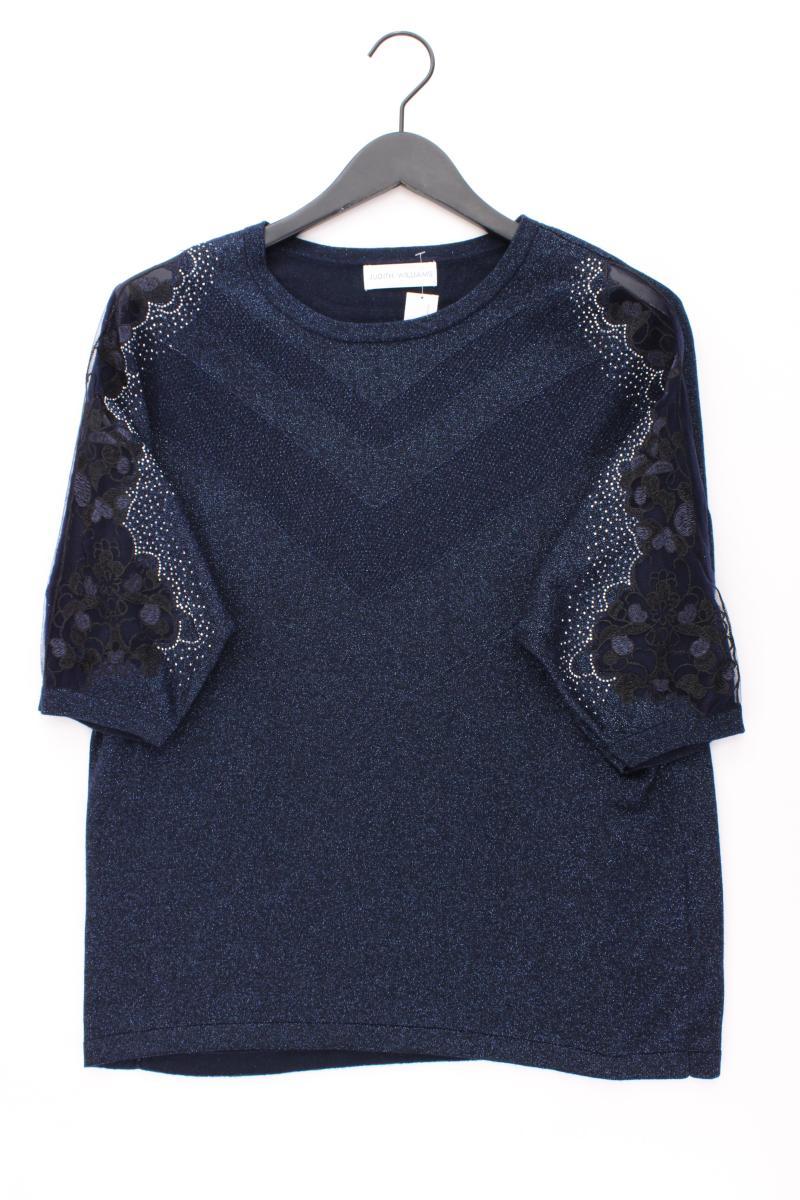 Judith Williams Feinstrickpullover Gr. 44 neuwertig blau aus Viskose