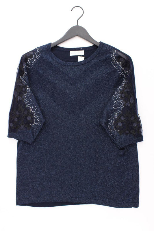 Judith Williams Feinstrickpullover Gr. 44 neuwertig blau aus Viskose