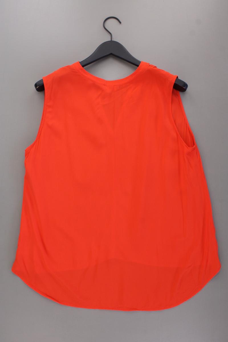 s.Oliver Ärmellose Bluse Gr. 44 neuwertig orange aus Viskose