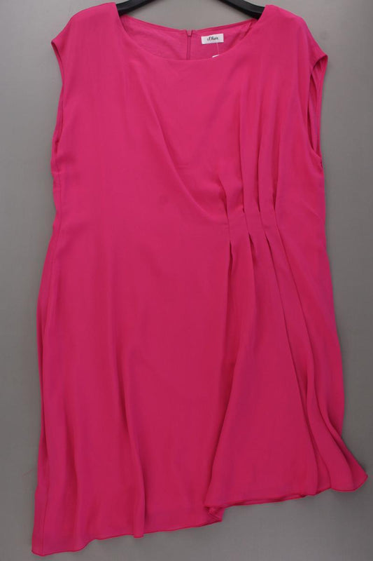 s.Oliver Kurzarmkleid Gr. 46 pink aus Polyester