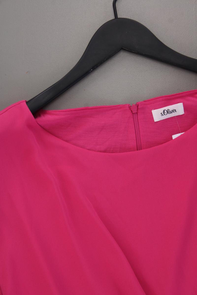 s.Oliver Kurzarmkleid Gr. 46 pink aus Polyester