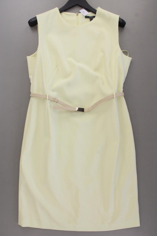 Esprit Etuikleid in Butterblumengelb Gr. 44 mit Gürtel Ärmellos aus Polyester