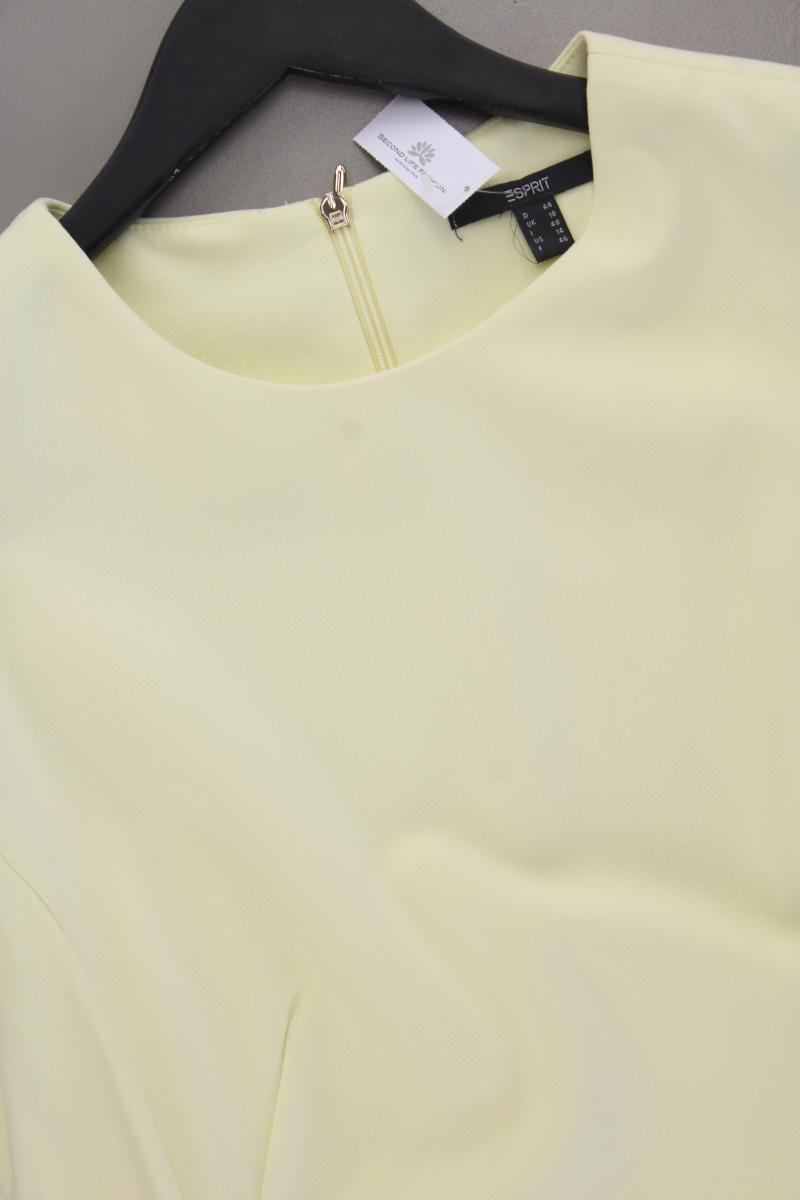 Esprit Etuikleid in Butterblumengelb Gr. 44 mit Gürtel Ärmellos aus Polyester