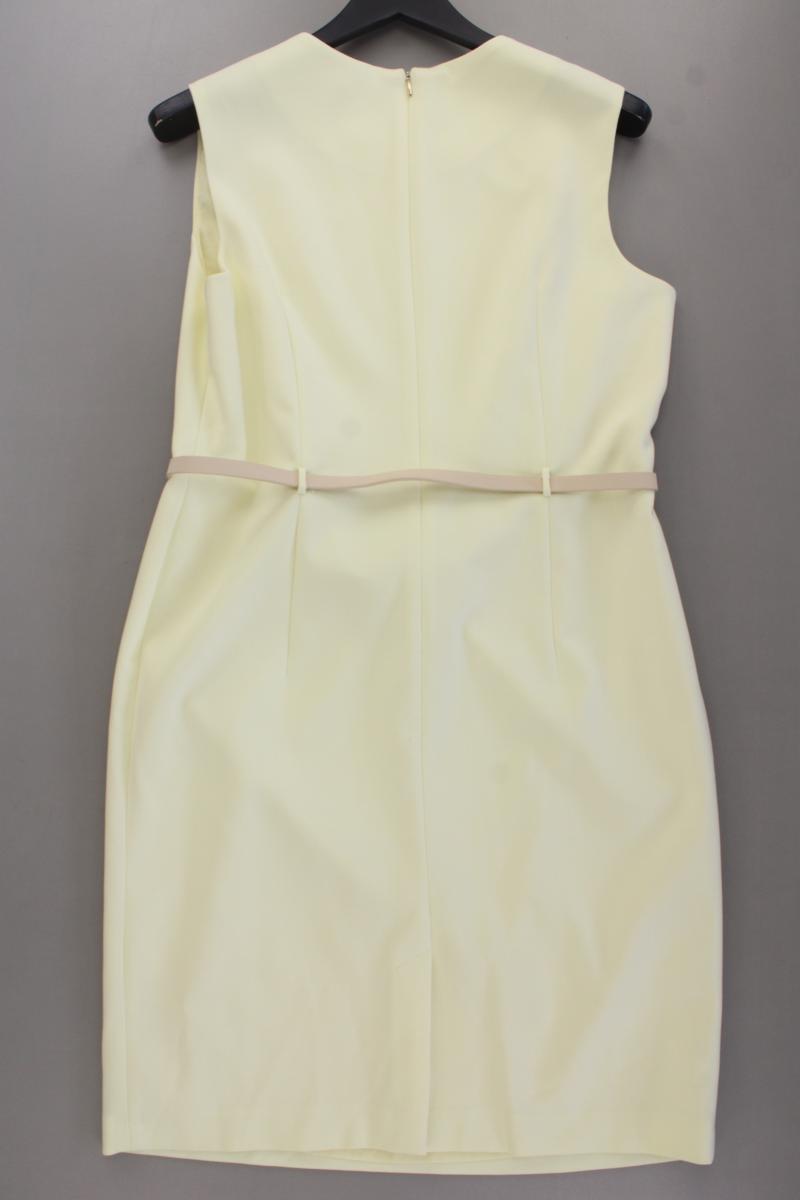 Esprit Etuikleid in Butterblumengelb Gr. 44 mit Gürtel Ärmellos aus Polyester