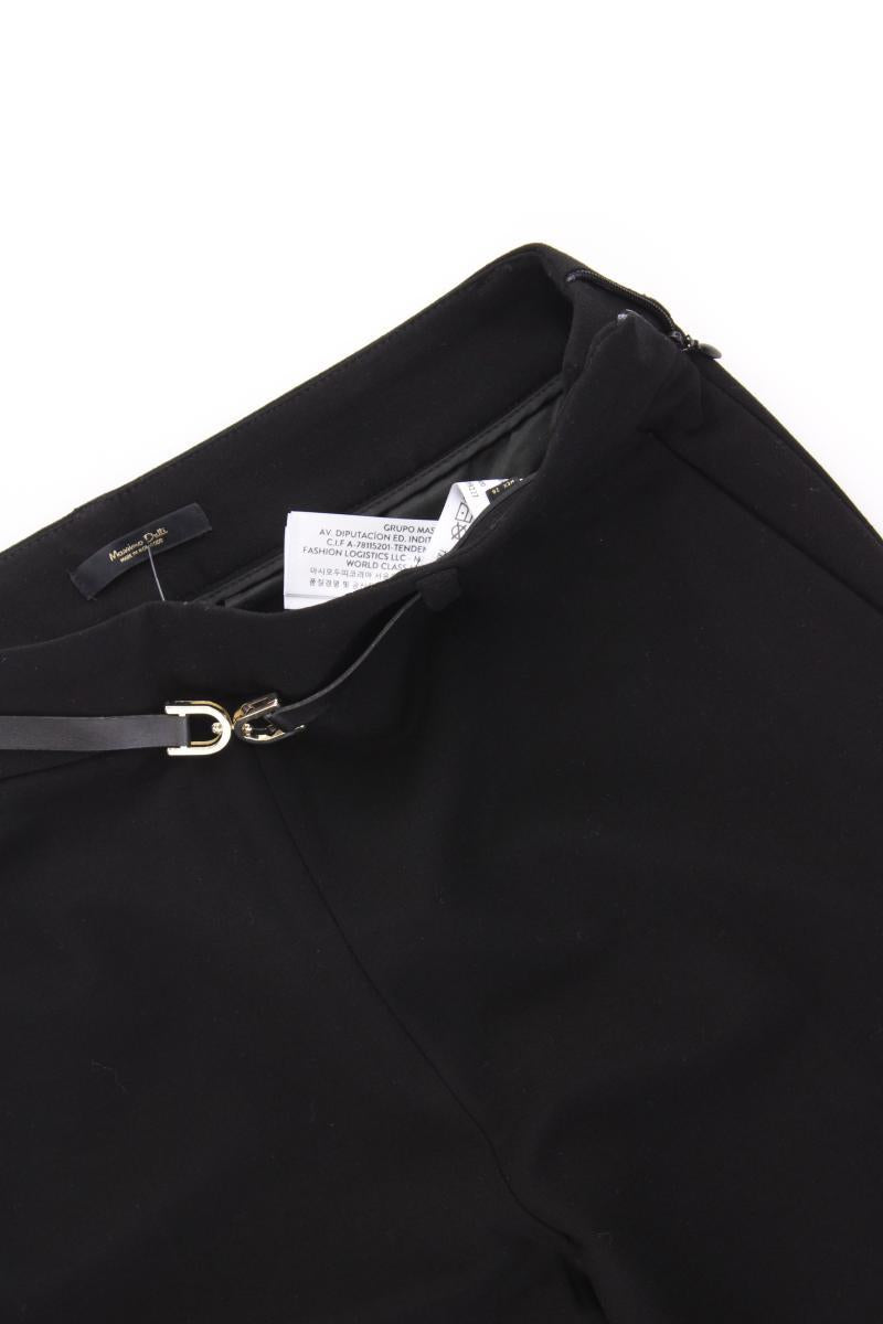 Massimo Dutti Stoffhose mit Wolle Gr. 38 neu mit Etikett schwarz aus Viskose