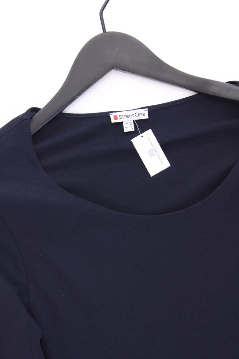 Street One Longsleeve-Shirt Gr. 42 Langarm blau