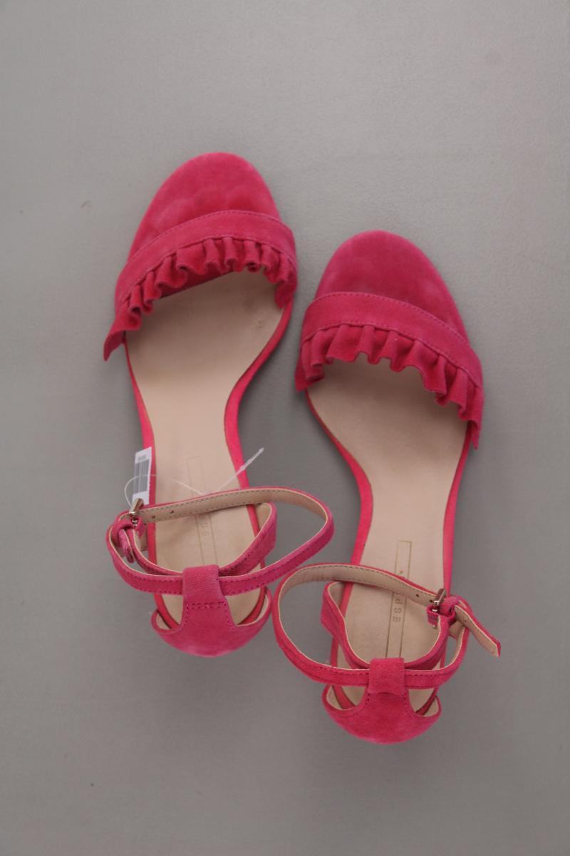Esprit Sandaletten Gr. 37 neuwertig pink aus Leder