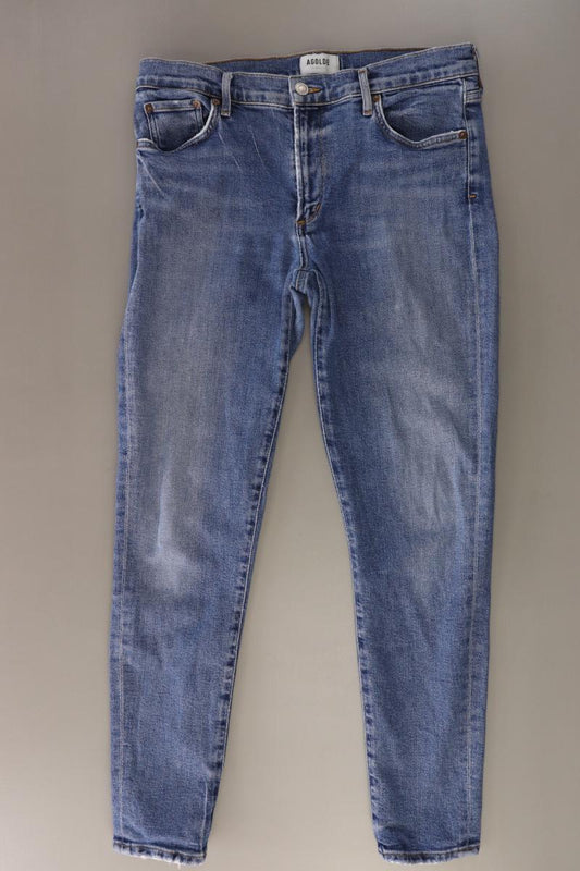 Agolde Straight Jeans Gr. W30 blau aus Baumwolle