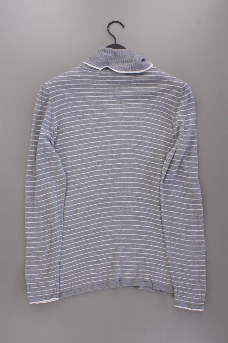 s.Oliver Rollkragenpullover Gr. 46 gestreift grau