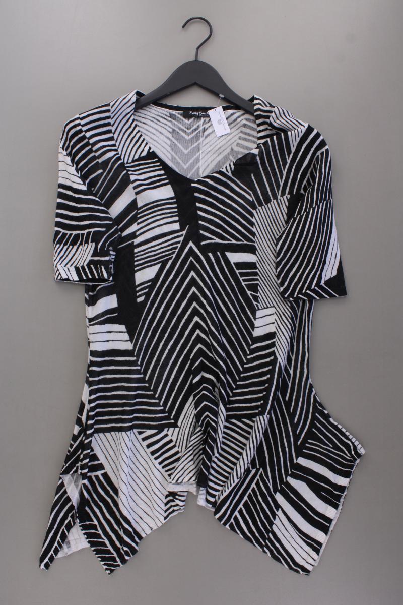 Betty Barclay Printshirt Gr. 38 geometrisches Muster Kurzarm grau
