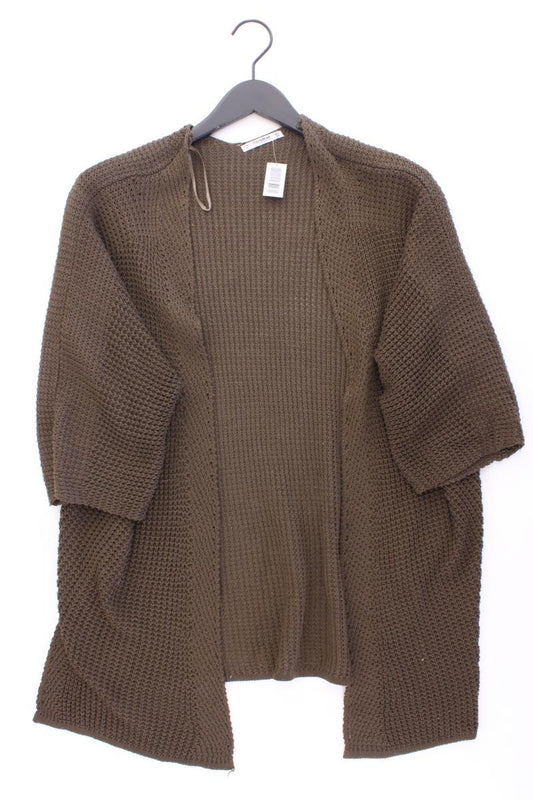 Pull&Bear Strickjacke Gr. S 3/4 Ärmel braun
