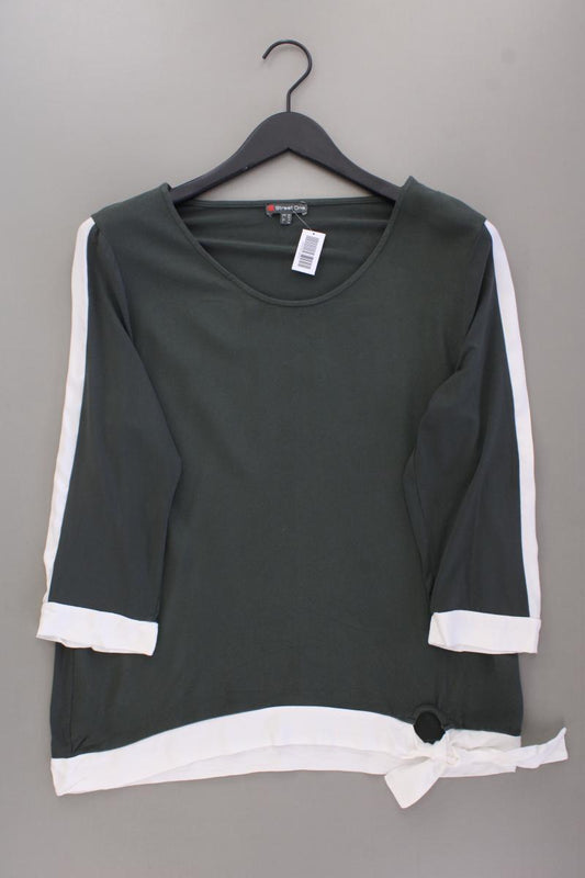 Street One Classic Bluse Gr. 40 3/4 Ärmel olivgrün