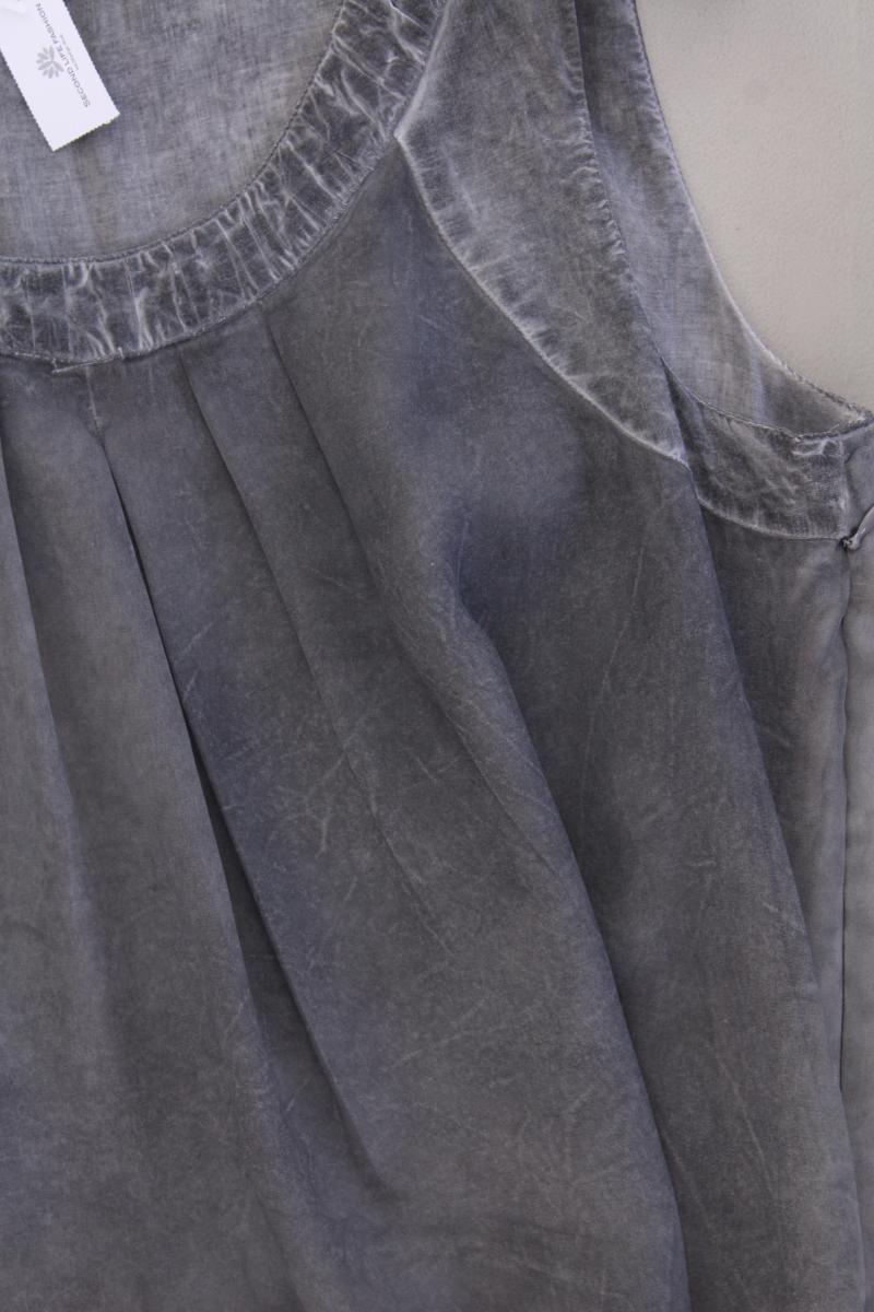 Street One Midikleid Gr. 40 Ärmellos grau aus Polyester