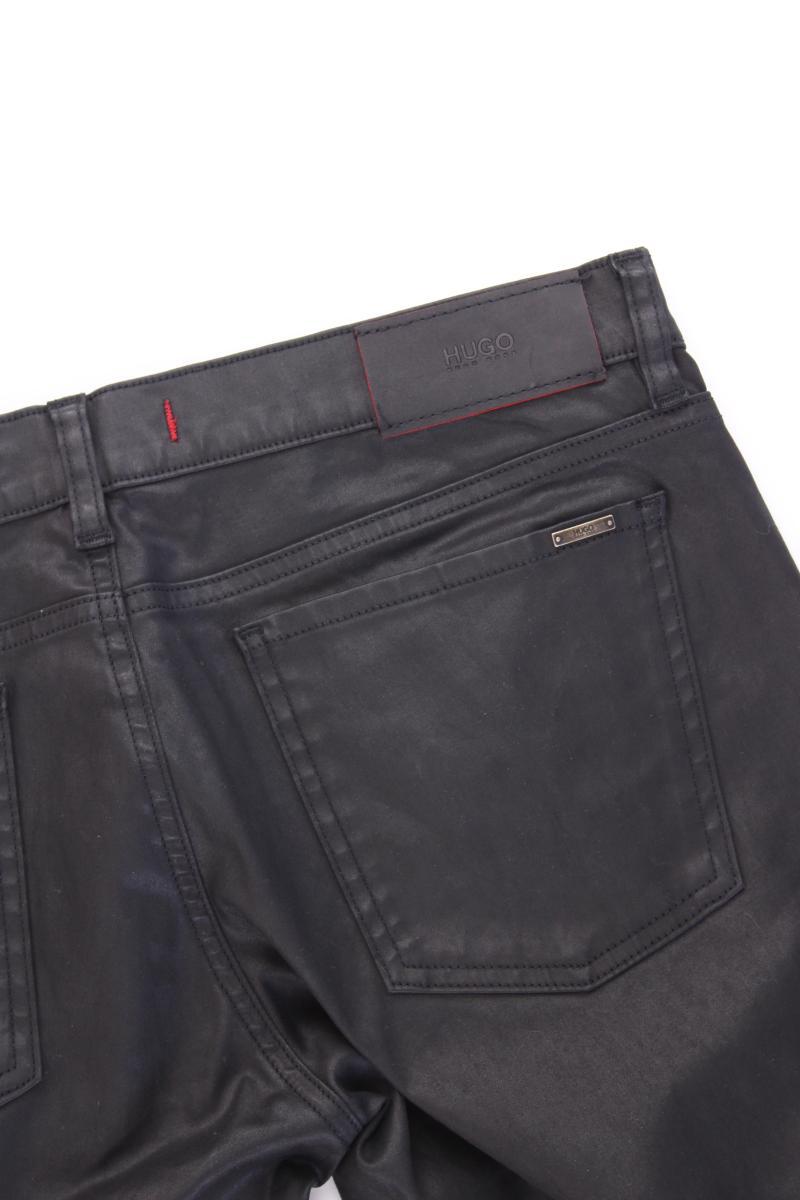 Hugo Boss Five-Pocket-Hose Gr. W29/L34 schwarz aus Baumwolle