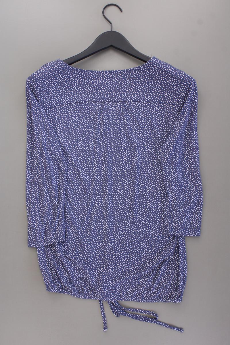 Opus Printshirt Gr. 36 3/4 Ärmel blau