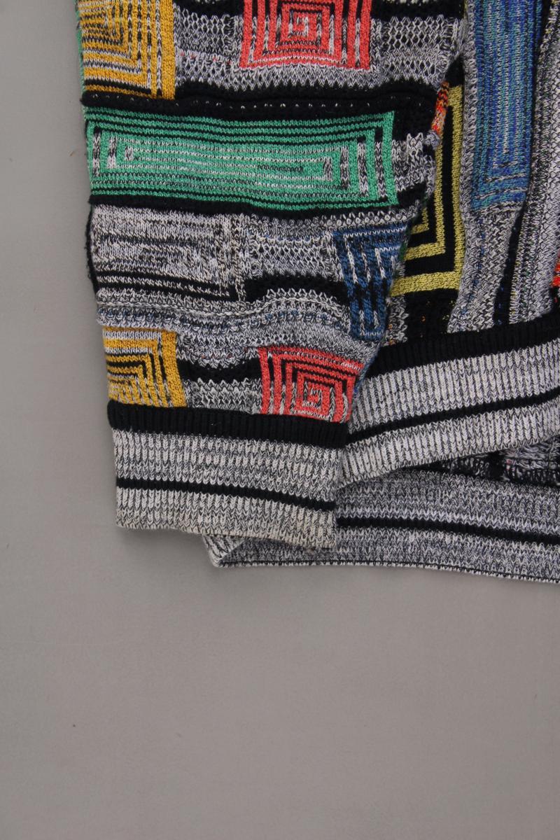 Carlo Colucci Strickjacke für Herren Gr. 56 Langarm Vintage mehrfarbig
