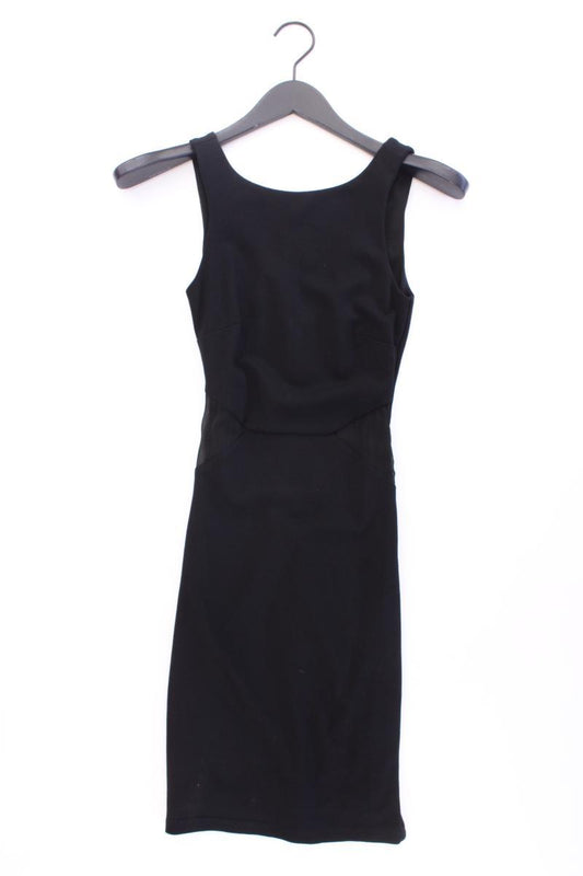 Zara Schlauchkleid Gr. S Ärmellos schwarz aus Viskose