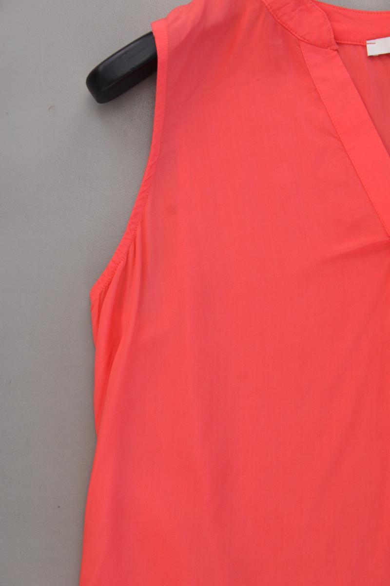 Esprit Bluse korallrot Gr. 38 Ärmellos aus Viskose