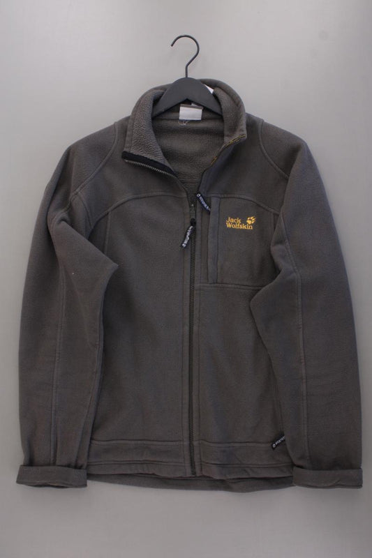 Jack Wolfskin Fleecejacke für Herren Gr. XL Langarm braun aus Polyester