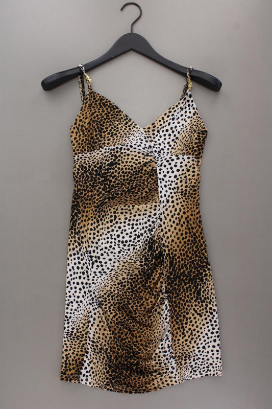 Roberto Cavalli Trägerkleid Gr. M mit Tierdruck Vintage braun
