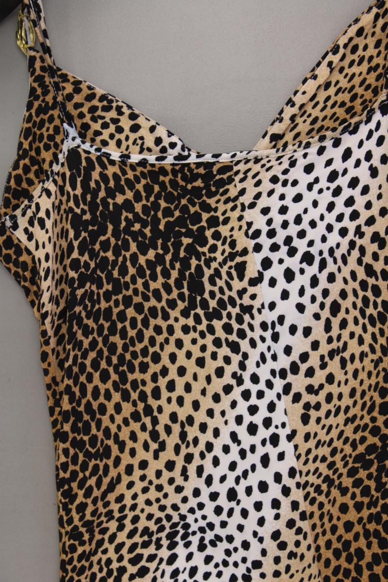 Roberto Cavalli Trägerkleid Gr. M mit Tierdruck Vintage braun