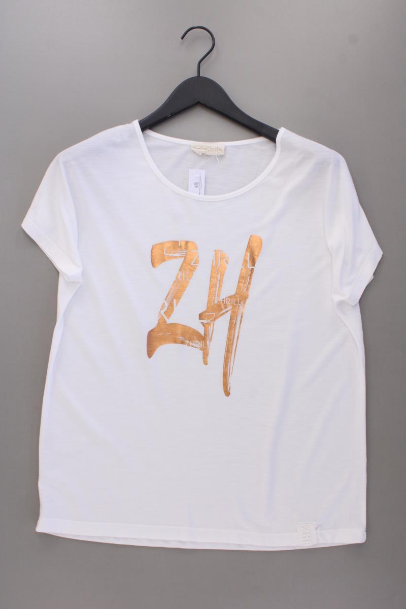 ZHRILL Printshirt Gr. XL Kurzarm weiß