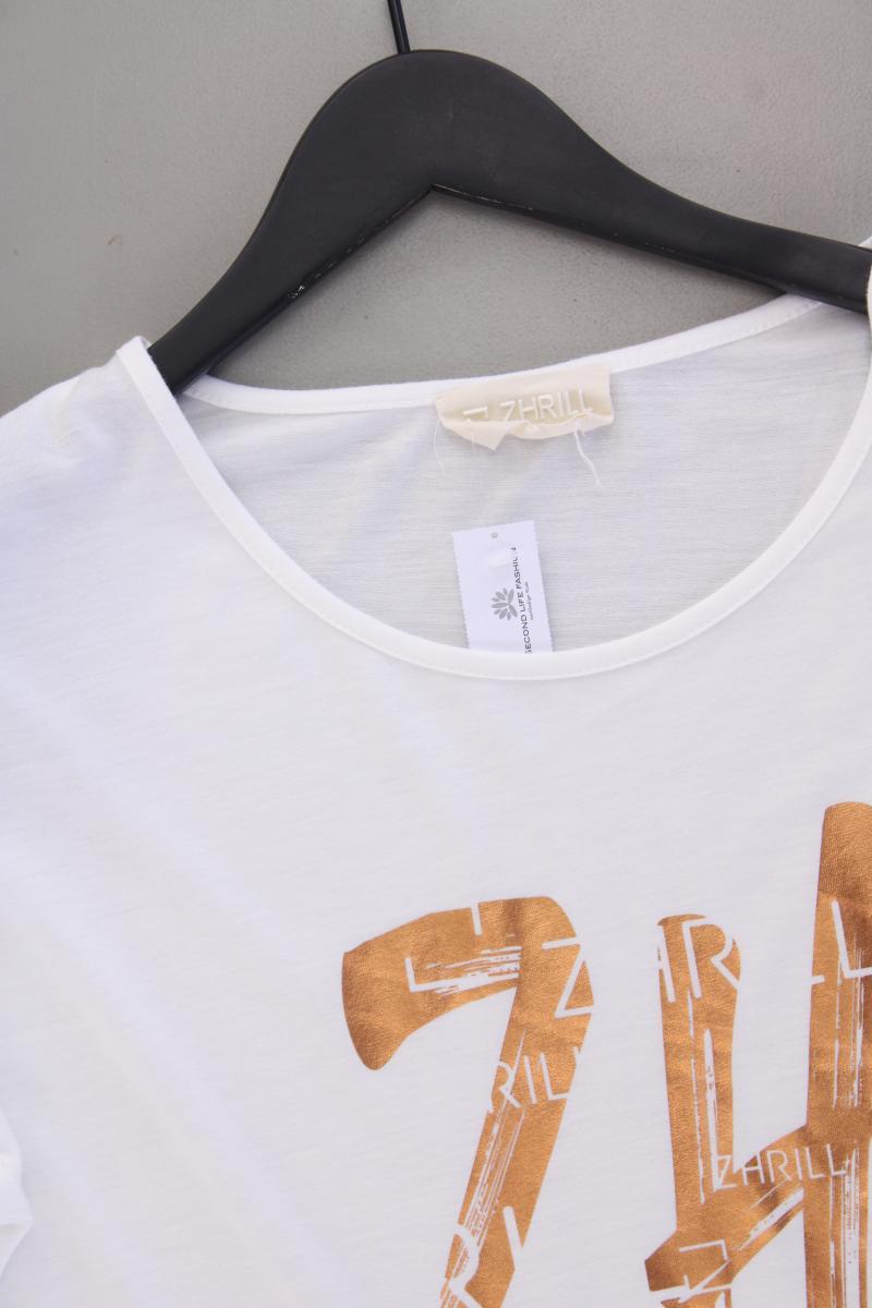 ZHRILL Printshirt Gr. XL Kurzarm weiß