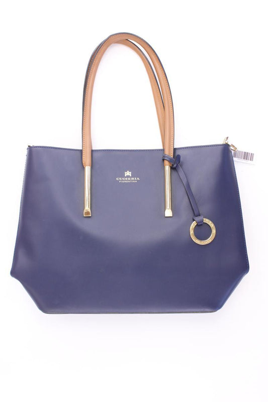 Cuoieria Florentina Henkeltasche blau aus Leder
