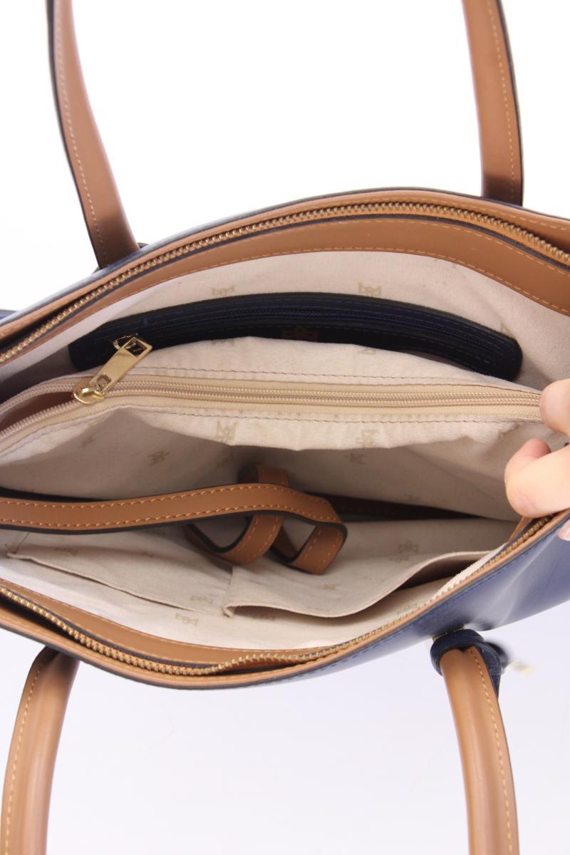 Cuoieria Florentina Henkeltasche blau aus Leder