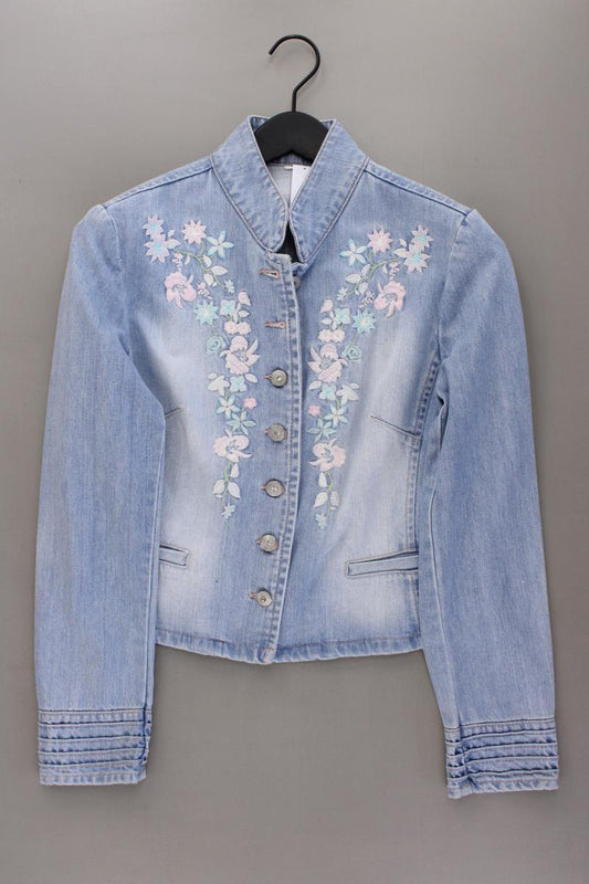 Heine Jeansjacke Gr. 40 Vintage blau aus Baumwolle