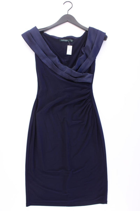 LAUREN Ralph Lauren Abendkleid Gr. US 4 (S) Kurzarm blau aus Polyester