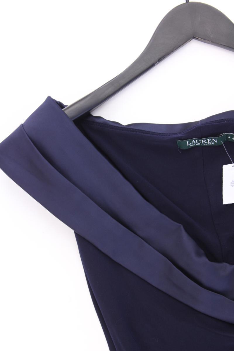 LAUREN Ralph Lauren Abendkleid Gr. US 4 (S) Kurzarm blau aus Polyester