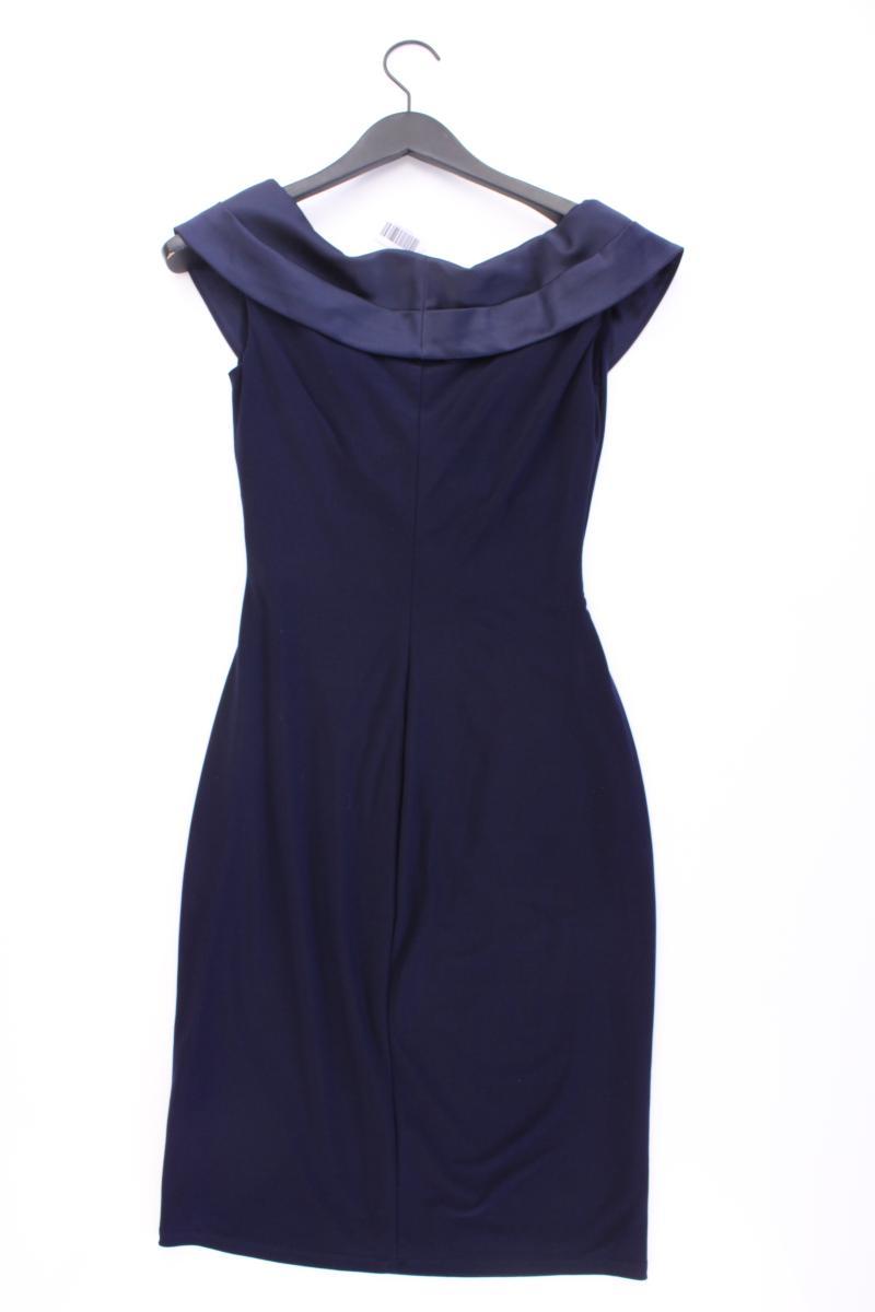 LAUREN Ralph Lauren Abendkleid Gr. US 4 (S) Kurzarm blau aus Polyester