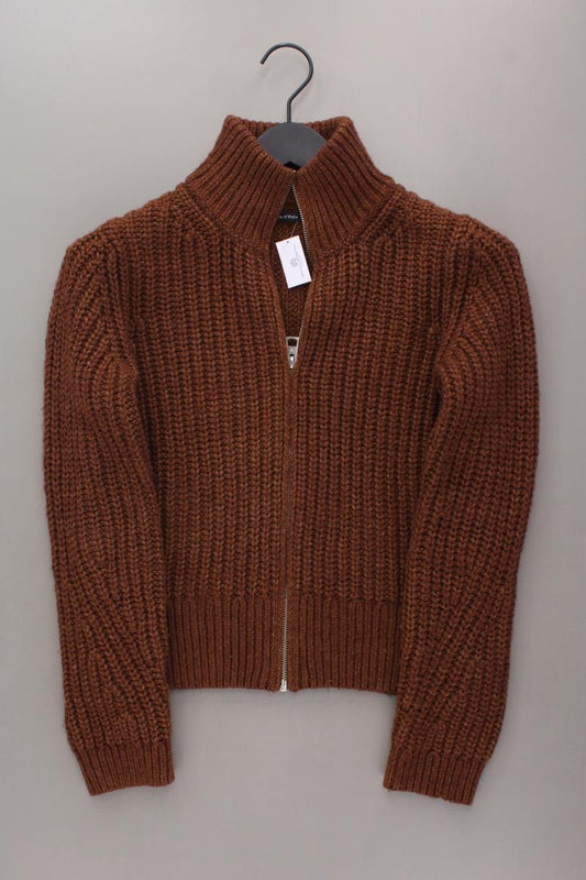 Marc O'Polo Strickjacke Gr. XS Langarm braun