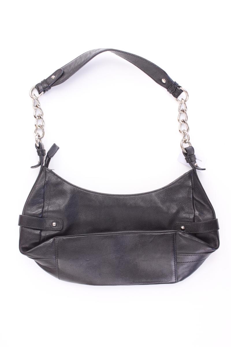 Zanon & Zago Schultertasche schwarz aus Leder