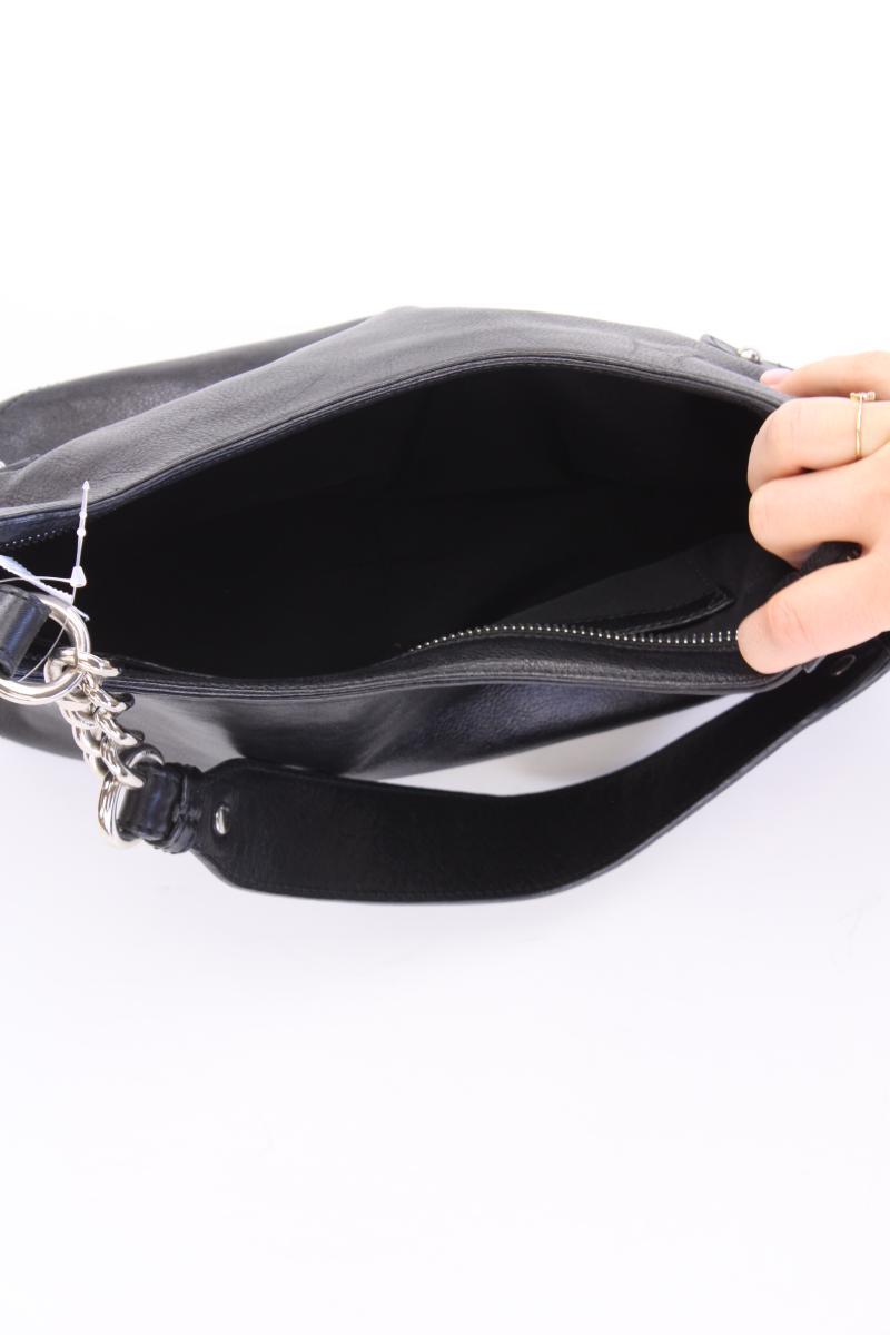 Zanon & Zago Schultertasche schwarz aus Leder