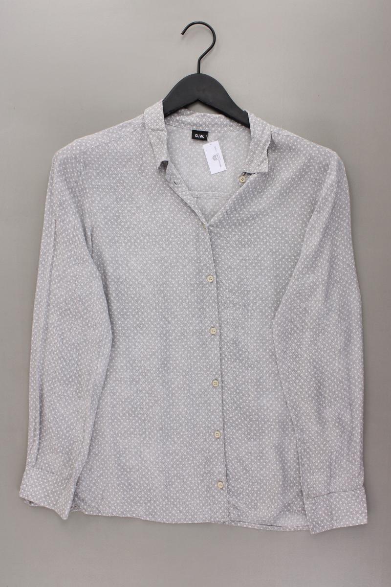 Gerry Weber Langarmbluse Gr. 38 grau