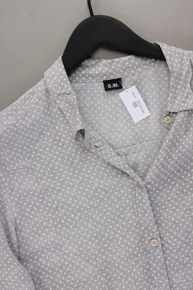 Gerry Weber Langarmbluse Gr. 38 grau