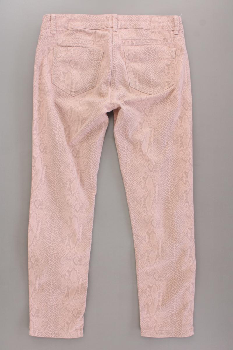 Kookai 7/8 Hose Gr. 36 mit Tierdruck rosa aus Baumwolle