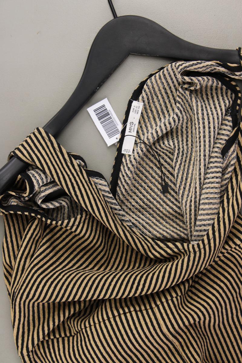 Mango Langer Jumpsuit Gr. S gestreift braun aus Polyester