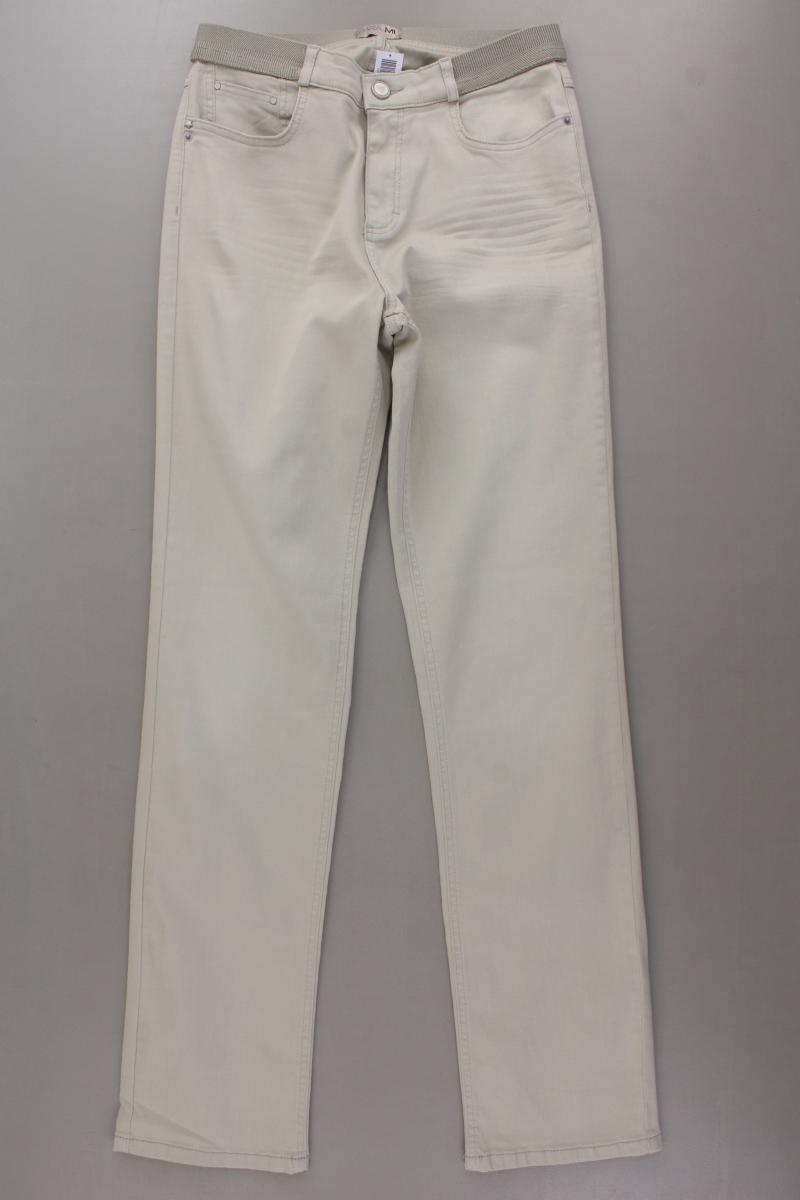 Para Mi Hose Angela Gr. 38/L32 grau aus Baumwolle