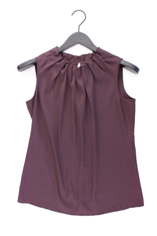 comma, Ärmellose Bluse Gr. 34 lila aus Polyester