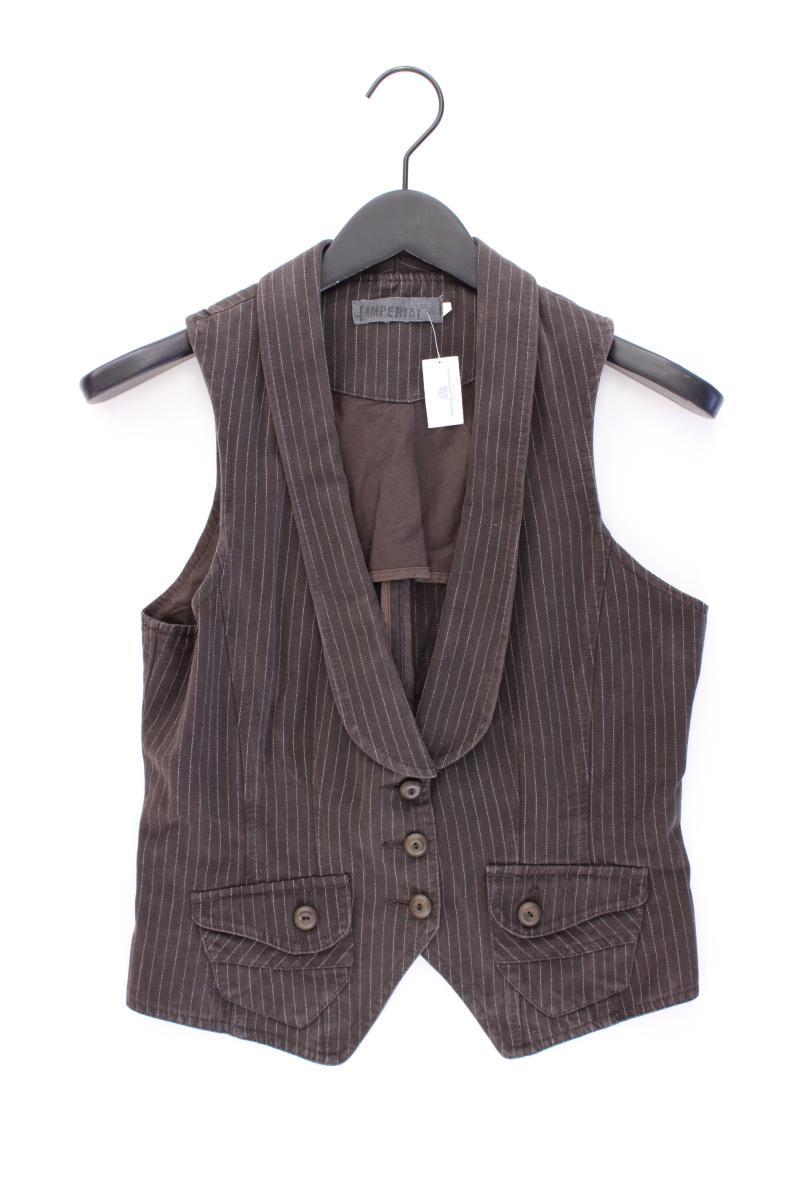 Imperial Classic Weste Gr. L gestreift Vintage braun aus Baumwolle