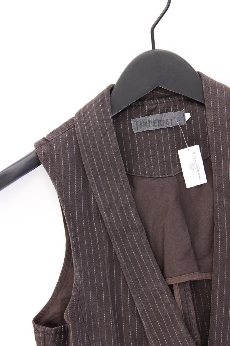 Imperial Classic Weste Gr. L gestreift Vintage braun aus Baumwolle