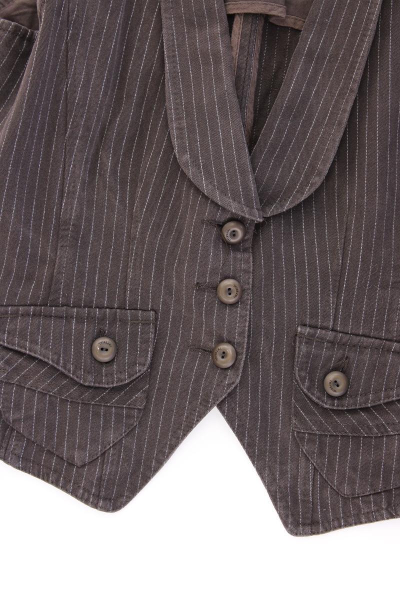 Imperial Classic Weste Gr. L gestreift Vintage braun aus Baumwolle